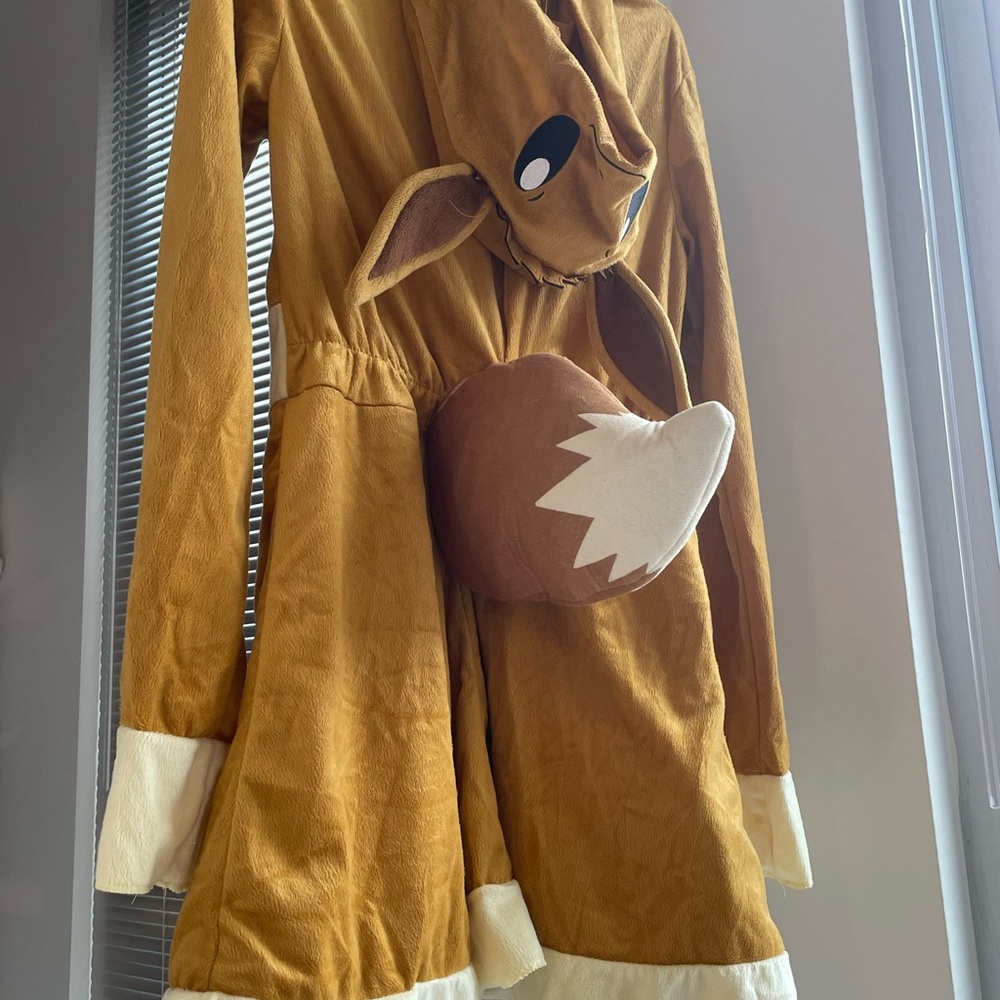 Disguise Brown Eevee Plush Hooded Costume Jacket